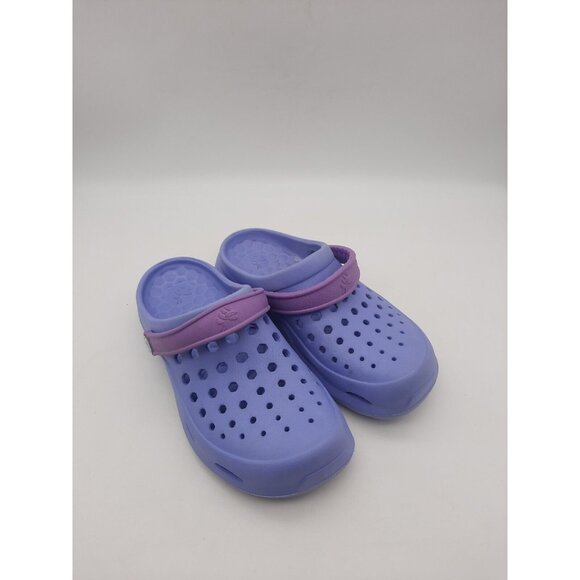 Joybees Kids Active Clog Durable & Comfortable Slip On Purple Size Junior 2 - Picture 1 of 14
